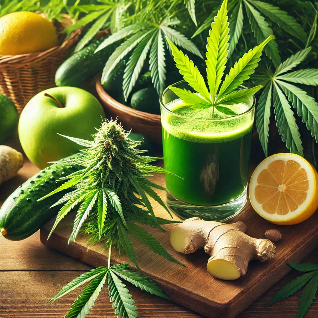 Juicing raw cannabis Recipes (THC-A)