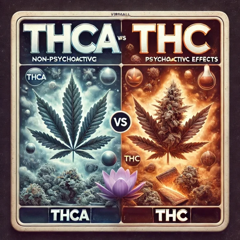 What is the difference between thc and thca?